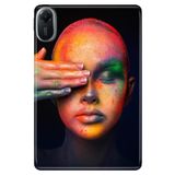 Xiaomi Redmi Pad 2 11" ile Uyumlu Desenli Silikon Tablet Kılıfı, Festival Makyajı, Çok Renkli avonm-v-cvr458808