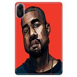 Xiaomi Redmi Pad 2 11" ile Uyumlu Desenli Silikon Tablet Kılıfı, Kanye, Çok Renkli avonm-v-cvr458845