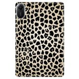 Xiaomi Redmi Pad 2 11" ile Uyumlu Desenli Silikon Tablet Kılıfı, Leopard Desen, Arka Kapak avonm-v-cvr458862