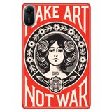 Xiaomi Redmi Pad 2 11" ile Uyumlu Desenli Silikon Tablet Kılıfı, Make Art, Çok Renkli avonm-v-cvr458867