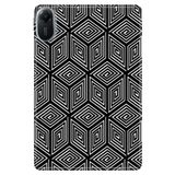Xiaomi Redmi Pad 2 11" ile Uyumlu Desenli Silikon Tablet Kılıfı, MonoChrome, Arka Kapak avonm-v-cvr458879