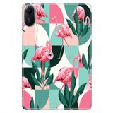 Xiaomi Redmi Pad 2 11" ile Uyumlu Desenli Silikon Tablet Kılıfı, Pink Flamingos avonm-v-cvr458899