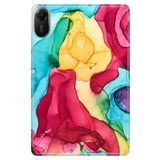 Xiaomi Redmi Pad 2 11" ile Uyumlu Desenli Silikon Tablet Kılıfı, UV Baskılı, Çok Renkli avonm-v-cvr458922