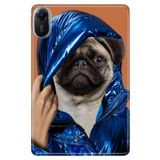 Xiaomi Redmi Pad 2 11" ile Uyumlu Desenli Silikon Tablet Kılıfı, UV Baskılı, Stil Pug, Çok Renkli avonm-v-cvr458930