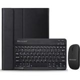 Xiaomi Redmi Pad 2 Uyumlu Bluetooth Touchpad Klavye+Bluetooth Mouse+Standlı Kılıf- Siyah Bkk7