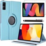 Xiaomi Redmi Pad Se 11 Uyumlu Tablet Kılıfı Cam Ekran Koruyucu Kalem Set - Mavi