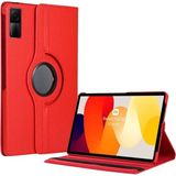 Xiaomi Redmi Pad Se Uyumlu 11 Inç Döner Standlı Tablet Kılıfı - Kırmızı