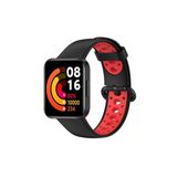 Xiaomi Redmi Watch 2 Spor Delikli Kordon - Siyah-Kırmızı