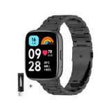 Xiaomi Redmi Watch 3 Active Uyumlu Ayarlabilir Paslanmaz Çelik Akıllı Saat Kordonu