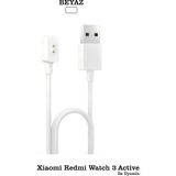 Xiaomi Redmi Watch 3 Active Uyumlu Şarj Cihazı Aleti Kablosu Hızlı Şarj - Turkuaz