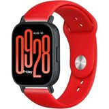 Xiaomi Redmi Watch 5 Active Akıllı Ordonu Klasik Silikon Kordon Kayış Bileklik - Kırmızı - 22MM