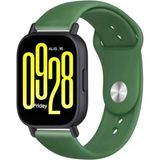 Xiaomi Redmi Watch 5 Active Akıllı Ordonu Klasik Silikon Kordon Kayış Bileklik - Koyu Yeşil - 22MM