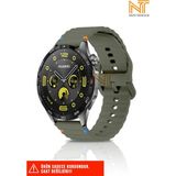 Xiaomi Redmi Watch 5 Active / Redmi 5 Lite Uyumlu Wave Silikon Kordon 22MM - Koyu Yeşil