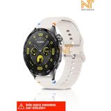 Xiaomi Redmi Watch 5 Active / Redmi 5 Lite Uyumlu Wave Silikon Kordon 22MM - Krem