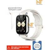 Xiaomi Redmi Watch 5 Lite Uyumlu Kolay Uygulama Aparatlı Temperli Cam Ekran Koruyucu - Şeffaf