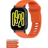 Xiaomi Redmi Watch5 Active/lite Kordon Akıllı Saat Bileklik Kordonu Yumuşak Silikon Kayış - Turuncu - Redmi Watch 5 Active