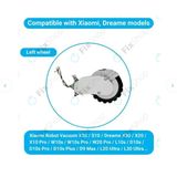 Xiaomi Robot Süpürge X20, S10, Dreame X30, X20, X10 Pro - Motorlu Tekerlek (Sağ) (Beyaz) Çıkma