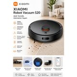 Xiaomi Robot Vacuum 5000 Pa Lds Lazer Navigasyonlu Akıllı Robot Süpürge ve Paspas – Siyah