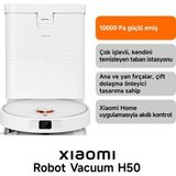 Xiaomi Robot Vacuum H50 Robot Süpürge White