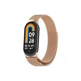 Xiaomi Smart Band 8 Metal Kordon Tel Örgü İşlemeli Tasarım (Krd-01)
