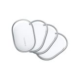 Xiaomi Smart Tag, Apple Find My ve Google Android Find Hub ile uyumlu – Bagaj, çanta, çanta, cüzdan ve evcil hayvanlar için izleyici/bulucu, IP67, 1 yıldan fazla pil ömrü, 4'lü paket