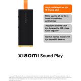 Xiaomi Sound Play 18W Siyah IP68 Taşınabilir Bluetooth Hoparlör (Xiaomi Türkiye Garantili)