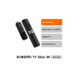 Xiaomi TV Stick 4K 2nd Gen Android Medya Oynatıcı 2. Nesil Dolby Vision & HDR10+ (Xiaomi Türkiye Garantili)