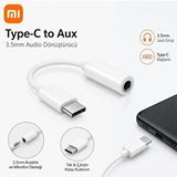 Xiaomi Type-c To Aux 3.5mm Audio Kulaklık Jack Dönüştürücü Beyaz