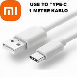 Xiaomi Type C Usb Hızlı Şarj Kablosu Beyaz 1 Metre