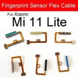 Xiaomi Uyumlu Mi 11 Lite Home Parmak Izi Okuyucu Tuş Filmi renk-siyah