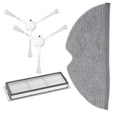 Xiaomi Uyumlu Mijia 1t Robot Süpürge Hepa Filtre Mop Bezi Yan Fırça 2ad