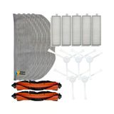 Xiaomi Uyumlu Mijia G1 MJSTG1 Robot Süpürge 2 Rulo 5 Yan Fırça 5 Hepa Filtre 5 Paspas Bezi