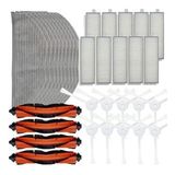 Xiaomi Uyumlu Mijia G1 MJSTG1 Robot Süpürge 4 Rulo 10 Yan Fırça 10 Hepa Filtre 10 Paspas Bezi