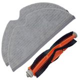 Xiaomi Uyumlu Mijia Mop 1c 2c 1t Mi 2pro+ Dreame F9 Robot Süpürge Ana Rulo Fırça Mop Bezi 2 Adet