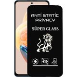 Xiaomi Uyumlu Redmi Note 12 Pro 4g Tam Kaplayan Anti Statik Hayalet Süper Cam Ekran Koruyucu