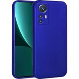 Xiaomi Xiaomi 12 Lite Kılıf Mnc Premier Silikon Kapak-Saks Mavi