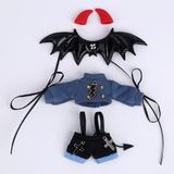 XiDonDon Ob11, GSC, YMY, BODY9, Molly için Angel Suit Demon Takım Elbise, 1/12 BJD Bebek Giysi Aksesuarları (Siyah)