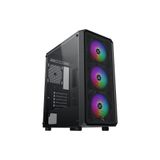 Xigmatek EN46476 Duo X Siyah ODIN II 650W 4*12cm RGB Fan Mesh+Cam Panel E-ATX Mid-T Gaming Oyuncu Ka
