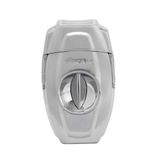 Xikar Vx2 V-Cut Puro Kesici, Paslanmaz Çelik Bıçak, 64 Ring Gauge Uyumlu Derin V Kesim Profesyonel Puro Makası, Ergonomik Tek Elle Kullanım Krom