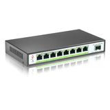 Xikestor 8 Bağlantı Noktalı 2.5G Web Yönetimli Ethernet Anahtarı, 10G Sfp+ İle, Destek Lacp/Vlan/Qos/Stp/Igmp, Pc/Nas/Ap İçin 2,5 Gigabit Ağ Anahtarı, Metal Muhafaza, Fansız Ethernet Hub,