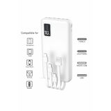 XINMENG 10.000 Mah Plus Dijital Göstergeli Dahili Çoklu Kablolu Powerbank,siyah,taşınabilir Şarj Cihazı LCD