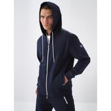 Xint Erkek Lacivert Pamuk Dokulu Slim Fit Sweat Mont - 2XL