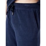 Xint Erkek Lacivert Regular Fit Pamuklu Havlu Sweat Şort - XL