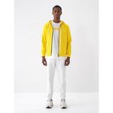 Xint Erkek Sarı Pamuk Dokulu Slim Fit Sweat Mont