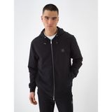 Xint Erkek Siyah Pamuk Dokulu Regular Fit Sweat Mont - XL