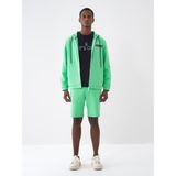 Xint Erkek Yeşil Pamuk Dokulu Regular Fit Sweat Mont - XL