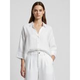 Xint Kadın Beyaz %100 Keten Oversize Gömlek - XS