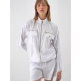 Xint Kadın Beyaz Formunu Koruyan Oversize Ceket - XS