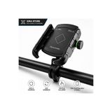 XİRA 360° Dönebilen Motosiklet Telefon Tutucu Gidon Bağlantılı Ayarlanabilir Telefon Standı 4.7-7 İnç Evrensel