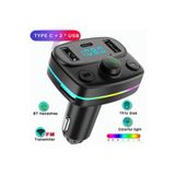 XİRA HORNET Çakmaklık Rgb Işıklı Radyo Mp3 Dönüştürücü Transmitter Bluetooth-micro Sd Kart-Sarj Özellikli